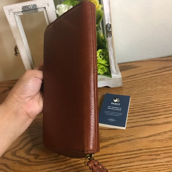 Fossil Zip Around Wallet - Picture 10 of 11
